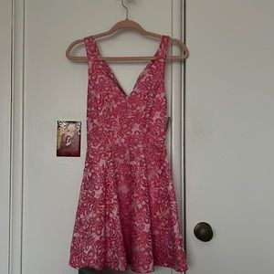 Pink Flora Dress- Brand new with tags